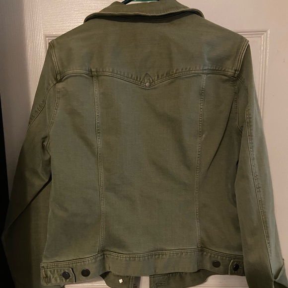 Women’s Green Denim Jacket - Picture 3 of 8